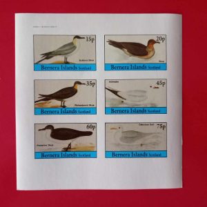 Insulele Bernera (posta locala Scotia) 1982 - serie completa MNH in bloc nedantelat
