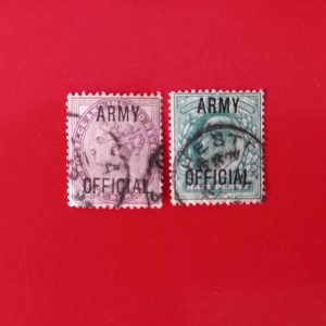Marea Britanie 1896/1902 - supratipare - posta militara