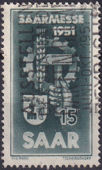 Saar 1951 - serie intreaga (Michel9euro)