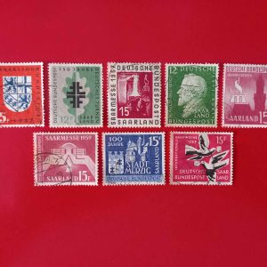 Saarland 1957-1959 - 8 serii intregi