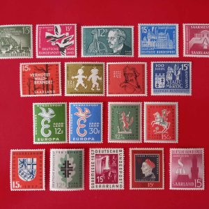 Saarland 1957-1959 - 15 serii complete MNH