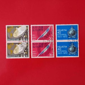 Elvetia 1973 - serie completa x2 - perechi verticale