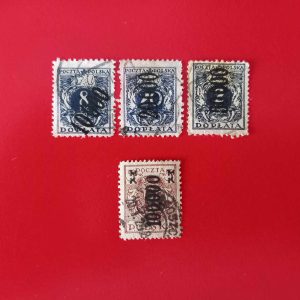 Polonia 1923/1924 - 2 serii complete - supratipare