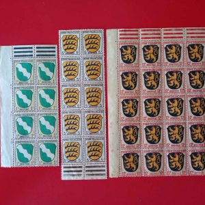 Germania 1945 (zona de ocupatie franceza) - blocuri MNH