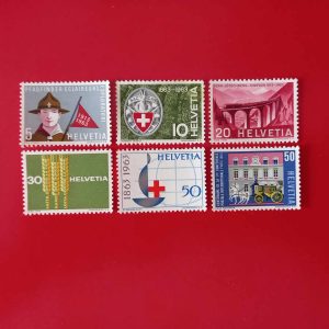 Elvetia 1963 - serie completa MNH (Michel7euro)