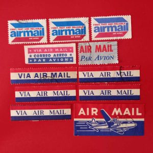 USA 1963-1973 - lot 13 vignete posta aeriana