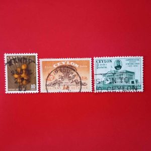 Ceylon 1954/1955/1956 - 3 serii intregi