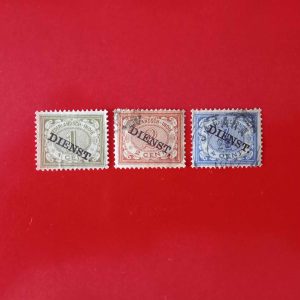 Indiile Olandeze 1911 - marci porto - supratipare